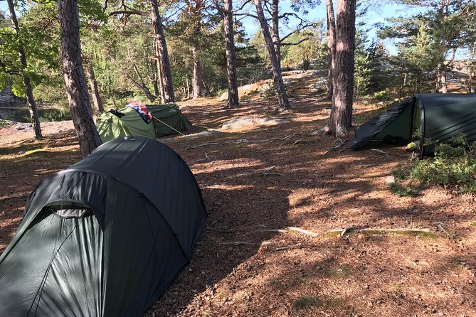 2-Day Small-Group Stockholm Hiking Tours - A lakeside camp and dinner over the fire