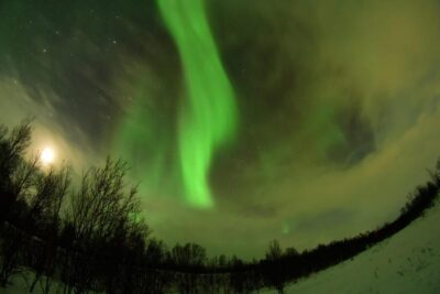 Abisko: Aurora Chasing with Snowmobiles