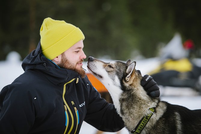Dogsled Adventure Kiruna - Fika beside the open fire