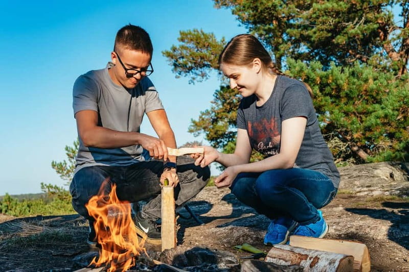 From Stockholm: Moose & Wildlife Safari with Campfire Dinner - What the dinner and setting are really worth