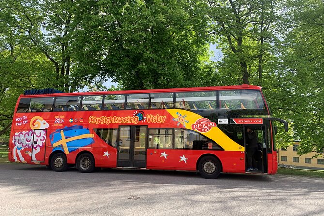 Hop On - Hop Off Bus Visby - A Stockholm tour with a Visby problem