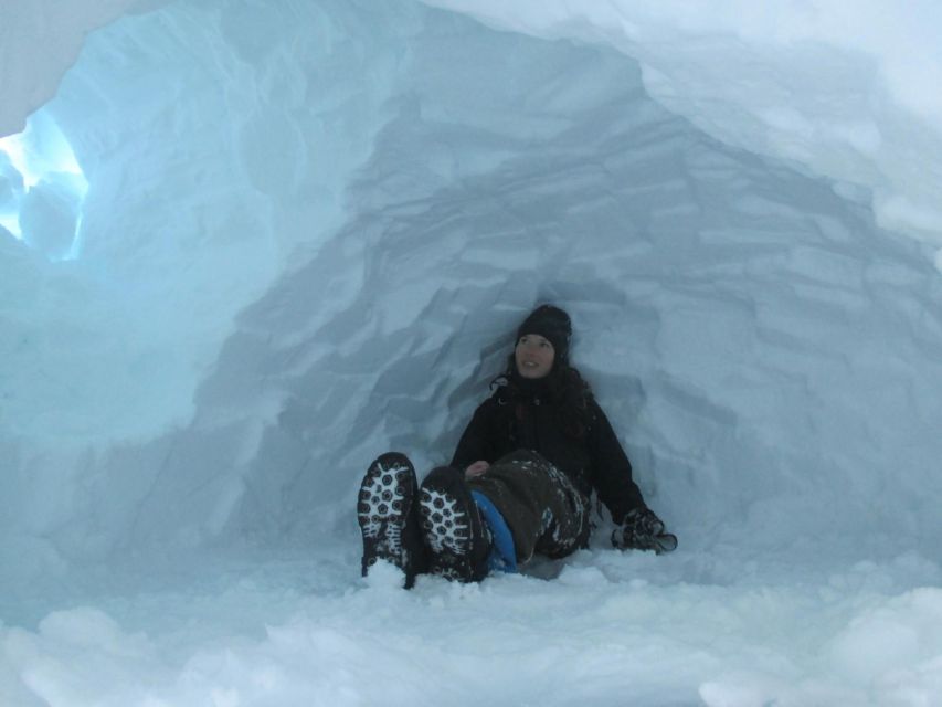 Kiruna: Build your own igloo overnight Tour - Breakfast, dogs, and the ride back