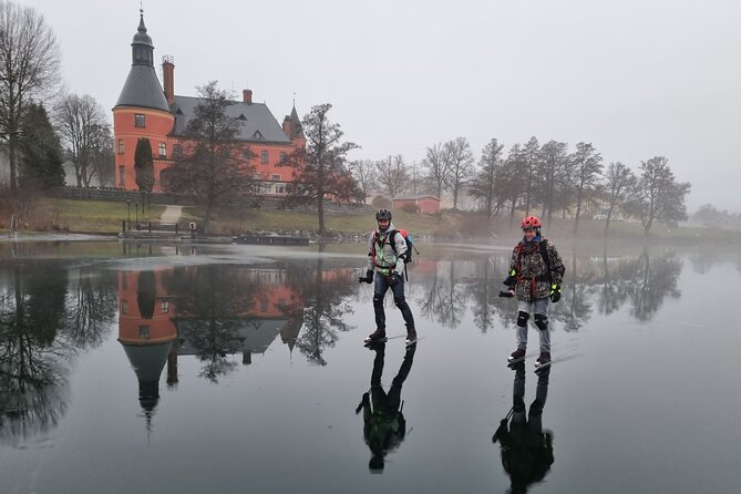 Nordic Ice Skating on a Frozen Lake in Stockholm - Leaving Centralplan for Stockholm’s Winter Lakes