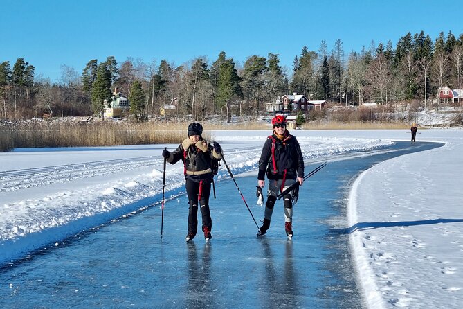 Nordic Ice Skating on a Frozen Lake in Stockholm - What the Five-Hour Route Feels Like
