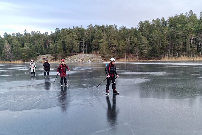 Nordic Ice Skating on a Frozen Lake in Stockholm - Fire, Marshmallows, and the Extra Winter Touches