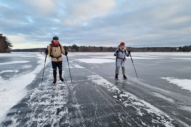 Nordic Ice Skating on a Frozen Lake in Stockholm - The Midway Picnic and Swedish Fika