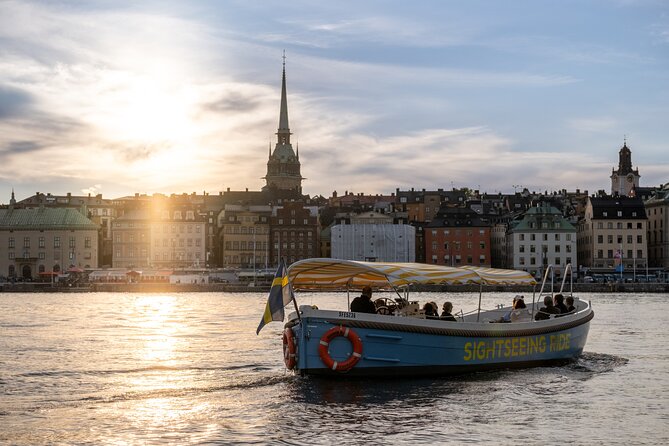 Open Electric Boat Ride in Stockholm with Live-Guide - Key points to know before booking