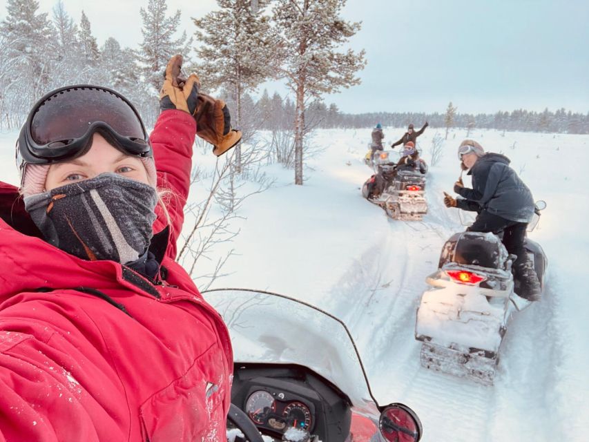 Polar Nature Tour on Snowmobile - From Kiruna pickup to Kalixforsbron