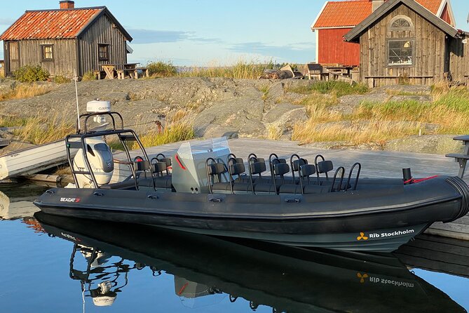 RIB Speed Boat Tour and Archipelago Island Visit (4,5h) - Leaving Stockholm by RIB boat