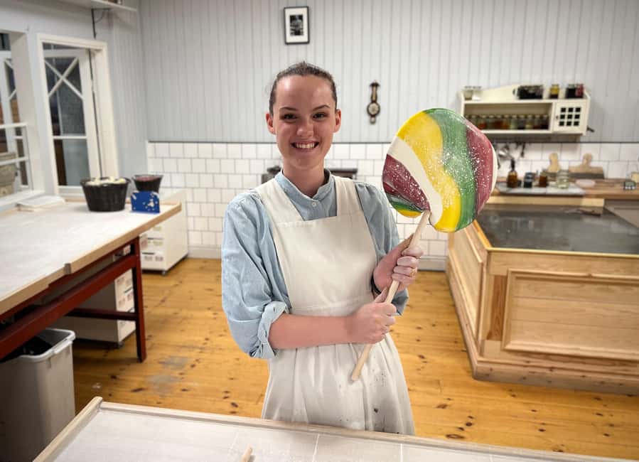 Secret Walking Food Tour Stockholm Old Town - Candy making inside Stockholm’s Old Town