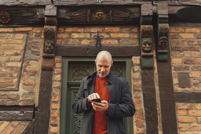 Self-Guided Audio Walking Tour Through Kurt Wallander's Ystad - Bäckahästen Kaffestugan and the first story stop