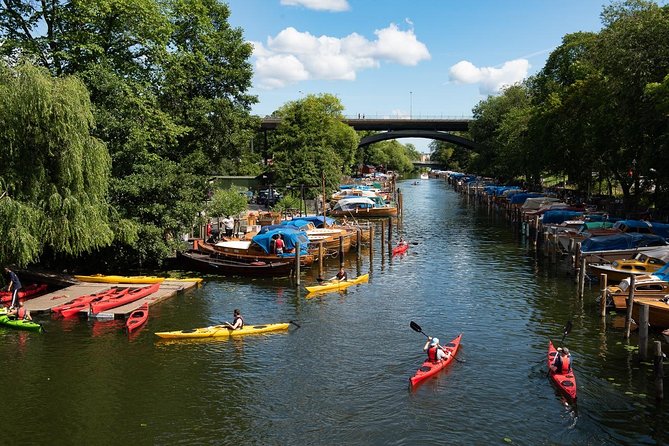 Self-Guided Kayak Adventure In Central Stockholm (Two-man kayak) - Starting at Långholmen for a water-level Stockholm
