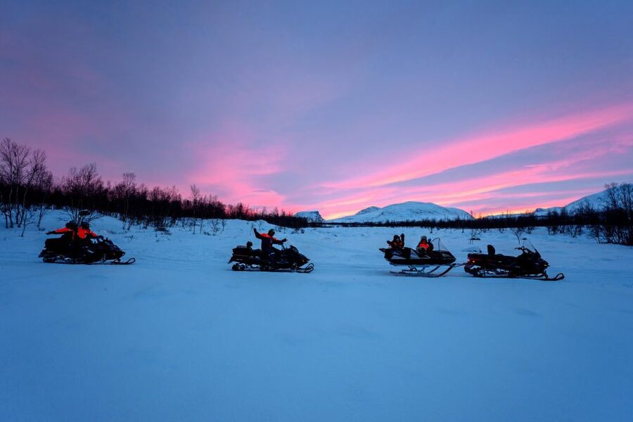 Snowmobile Adventure Abisko (Shared) - Snow conditions can change the plan