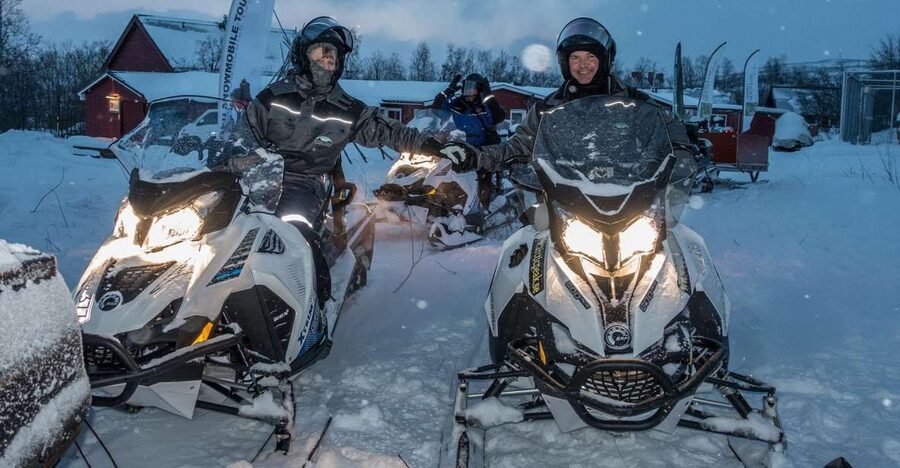 Snowmobile Adventure Abisko (Shared) - Starting at Karvens väg 18 in Abisko Östra