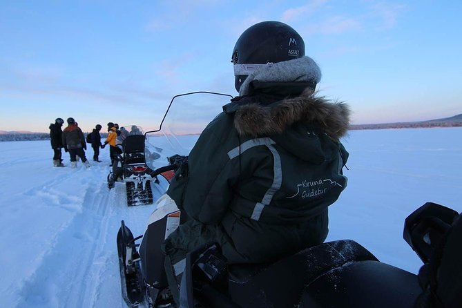 Snowmobile Arctic Adventure - Lunch beside the fire in a wooden hut