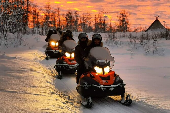 Snowmobile Safari to Lapland viewpoint - A five-hour snowmobile morning from Kiruna