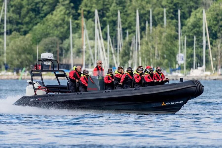 Stockholm: 2-Hour RIB Speed Boat Tour of the Archipelago - Wild shores, rocks, and open Baltic views