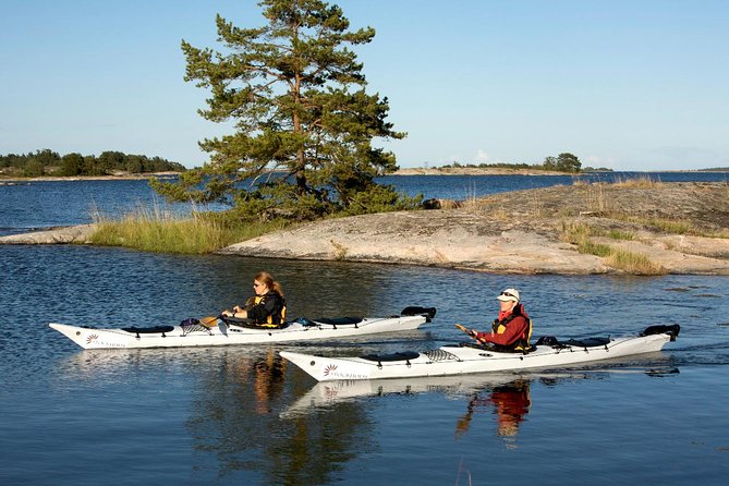 Stockholm Archipelago Kayaking Day Tour - Paddling between rocky islands