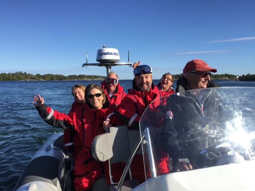 Stockholm Archipelago RIB Speed Boat Tour with Swedish Fika - Stockholm’s waterfront landmarks in one fast loop