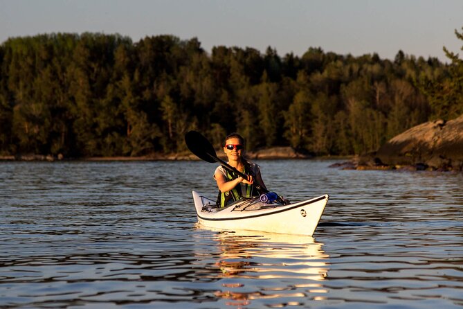 Stockholm Archipelago Sunset Kayaking and Fika tour - The open shores of Bogesundslandet