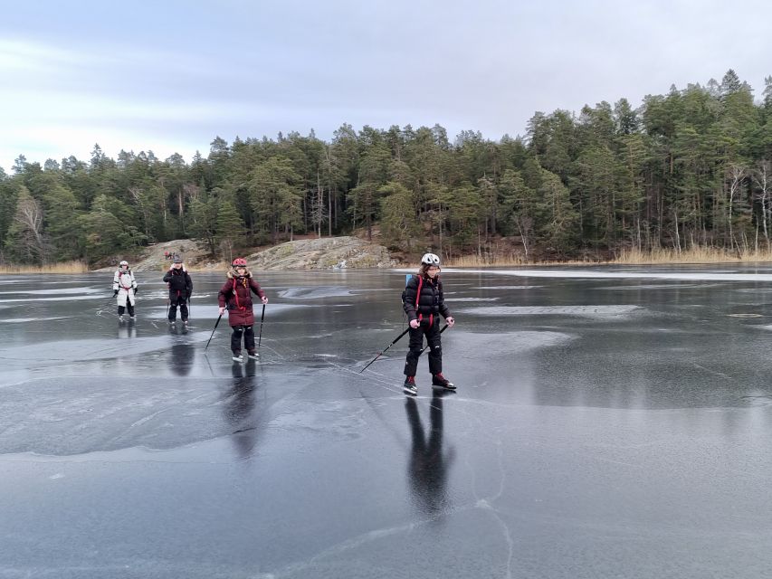 Stockholm: Family Friendly Private Ice Skating Tour & Lunch - Kicksleds give children a second way to enjoy the ice