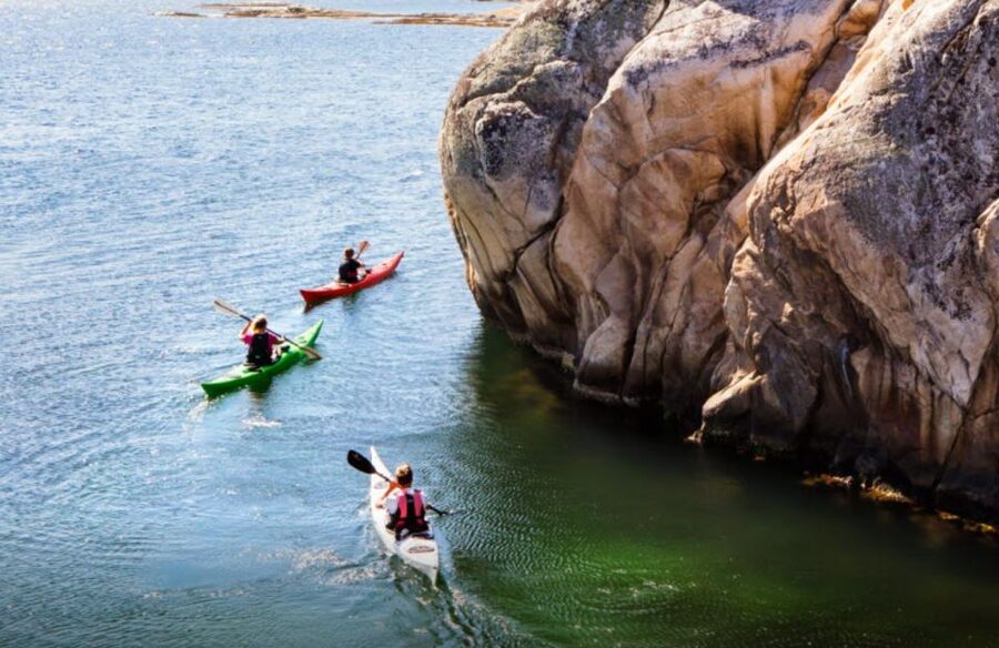 Stockholm: Full-Day Archipelago Kayaking Adventure - Getting comfortable in the kayak
