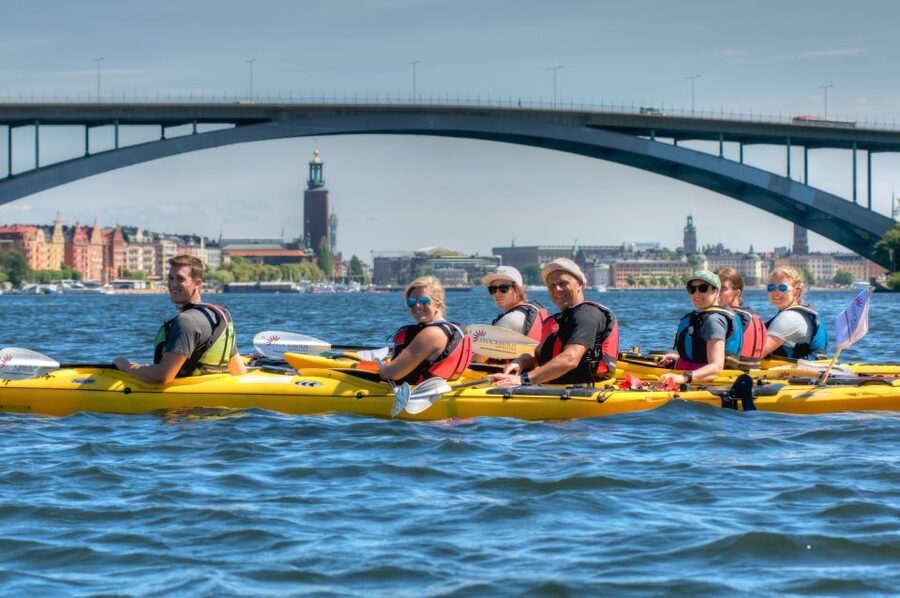 Stockholm: Guided Kayak City Tour & Optional Midsummer Meal - The route, from shoreline views to Stockholm City Hall