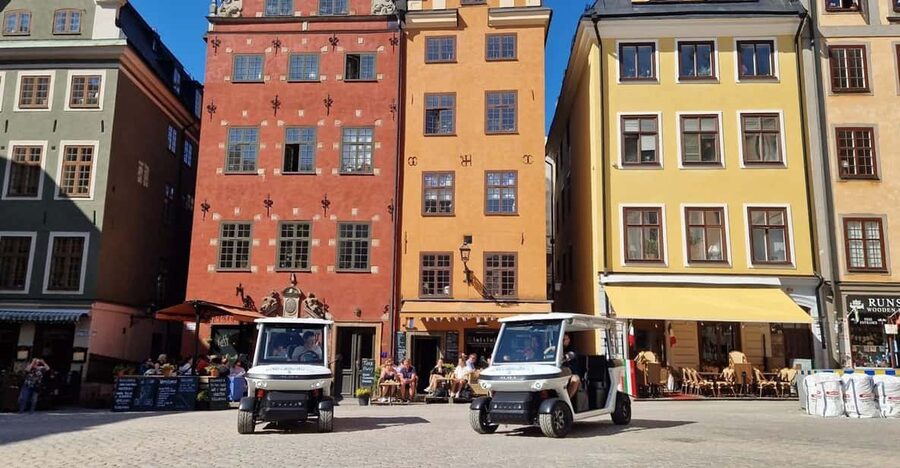 Stockholm Private Golf Cart Tours - Norrmalmstorg and central Stockholm