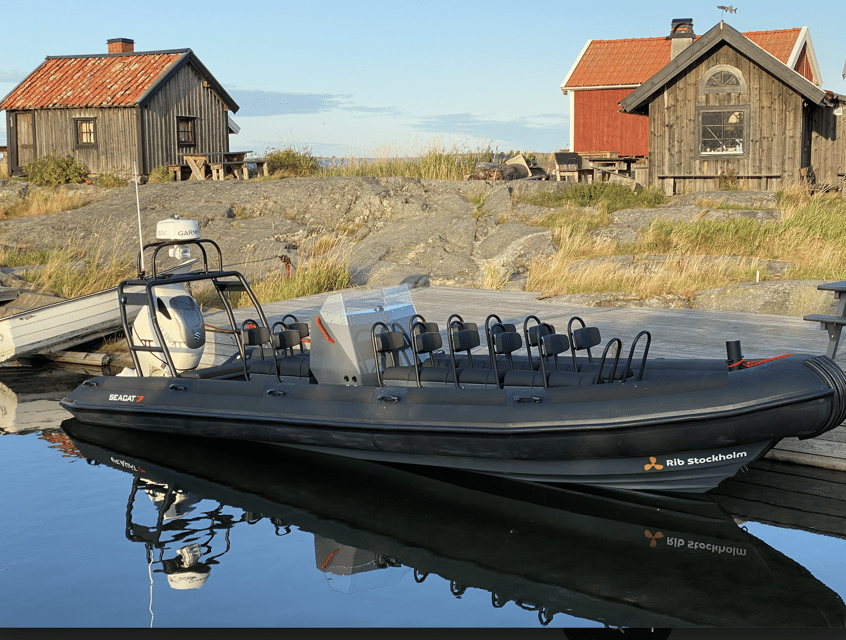 Stockholm: RIB Speed boat tour incl. island visit - Food, beaches, and the island’s troll forest
