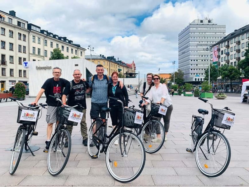 Stockholm's Best Bike Tour! (English / Deutsch) - Kungsträdgården and the modern center