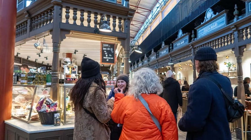 Stockholm: Scandinavian Architecture & Design Ostermalm Tour - Östermalms Saluhall: the best sensory stop