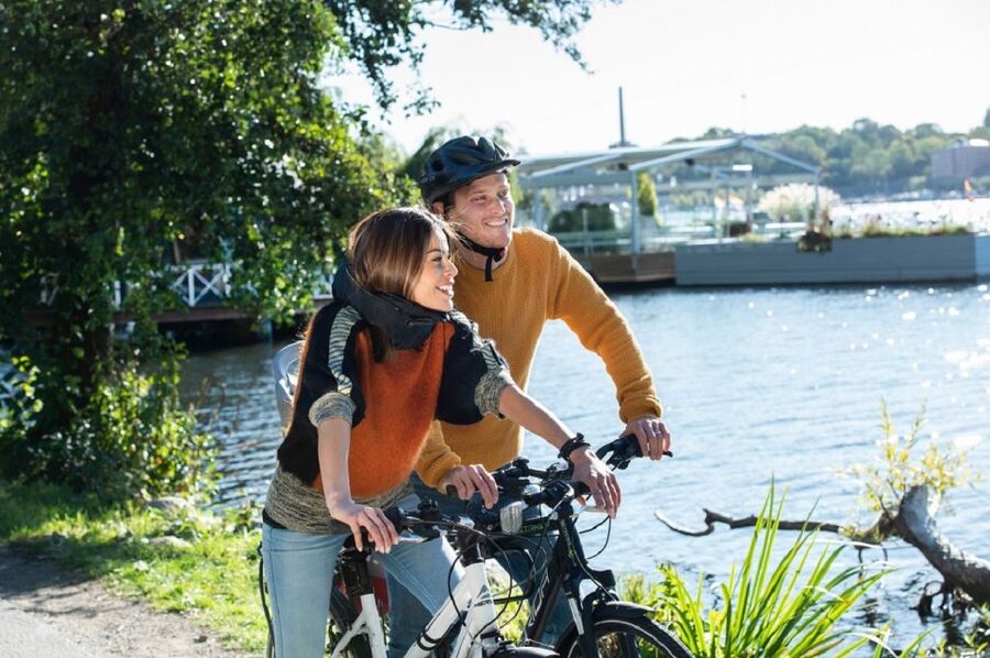 Stockholm: Self Guided GPS Bike Tour - Heading toward lakes and nature reserves