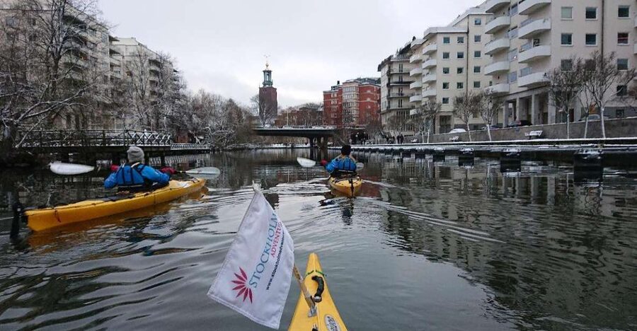 Stockholm: Winter City Kayaking Tour - Getting to the Adventure Cafe