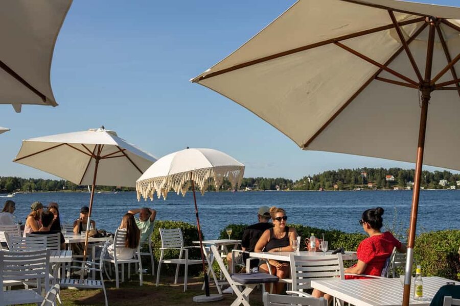 Vaxholm & Stockholm Archipelago: Guided Excursion, Day Trip - Arriving in Vaxholm after the first cruise