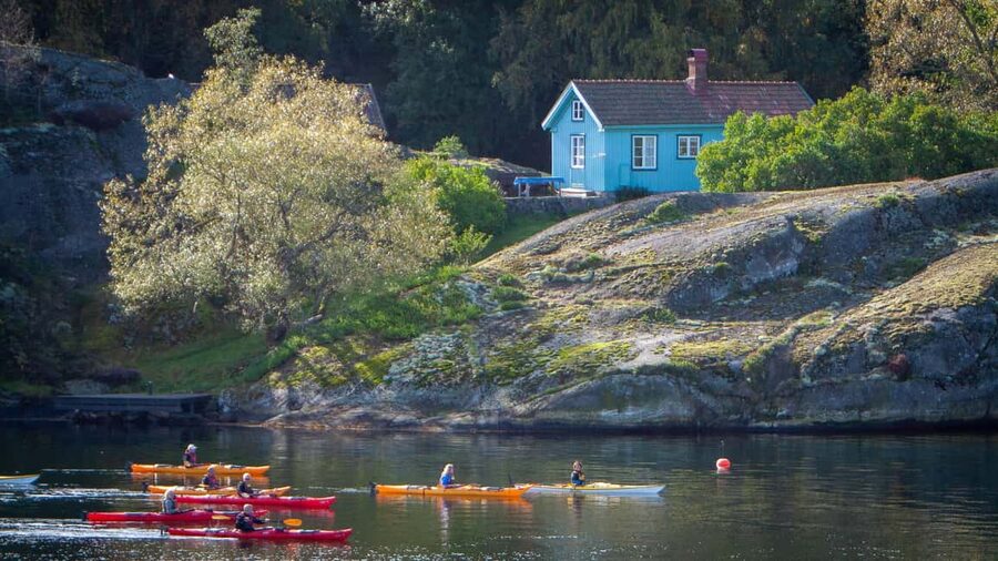 West Sweden: Sea Kayak Delight in Nature Reserves - Paddling through skerries, islets, and narrow passages